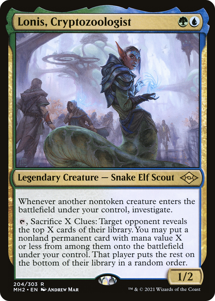 Lonis, Cryptozoologist (MH2-204) - Modern Horizons 2 Foil