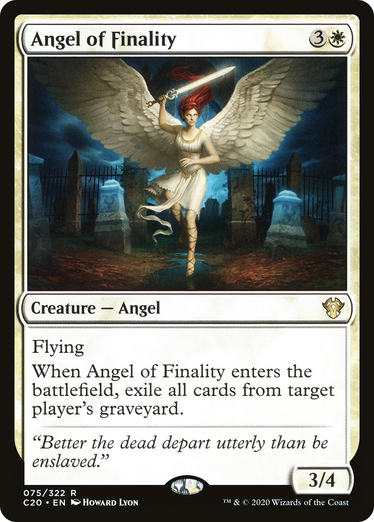 Angel of Finality (C20-075) - Commander 2020