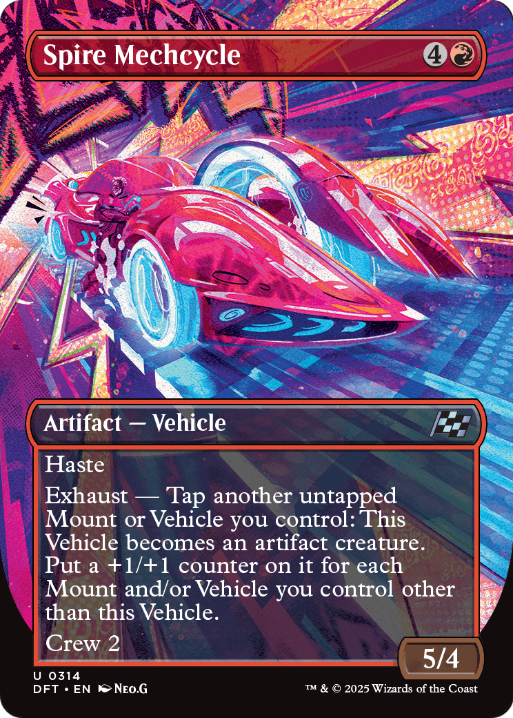 Spire Mechcycle (Borderless) (DFT-314) - Aetherdrift