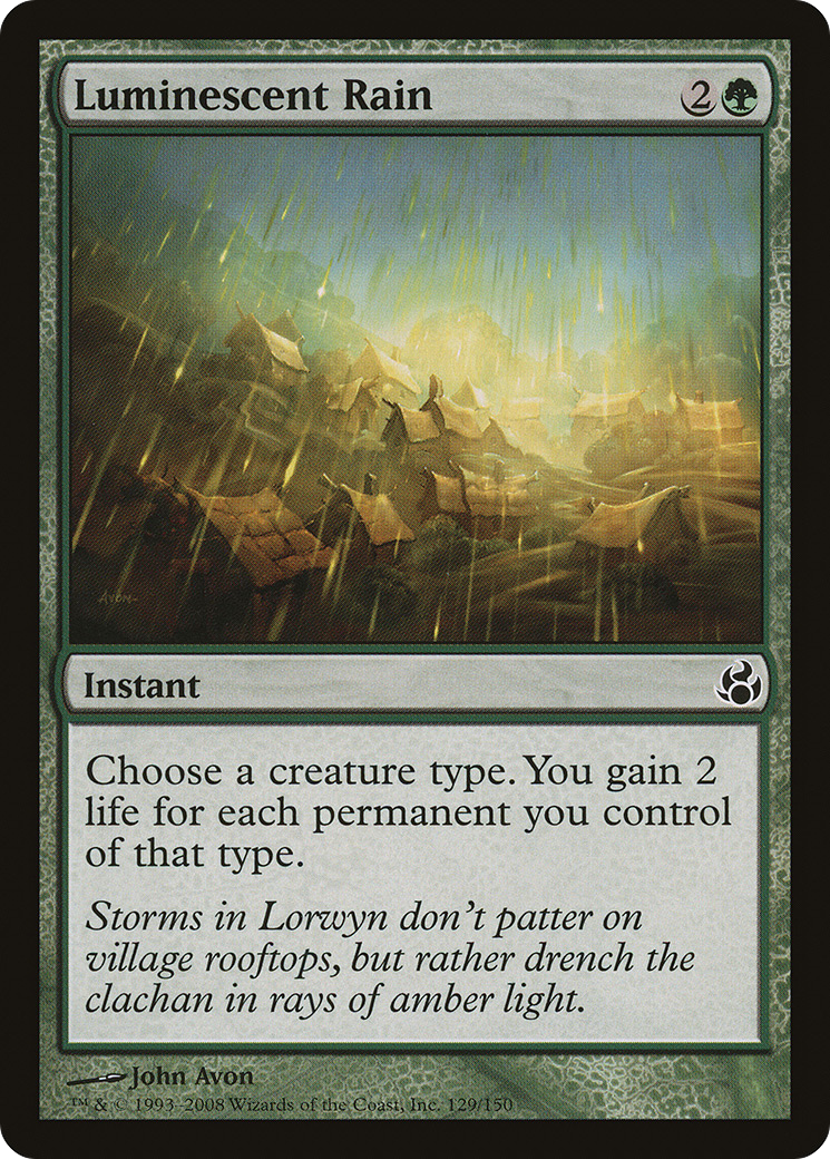 Luminescent Rain (MOR-129) - Morningtide Foil