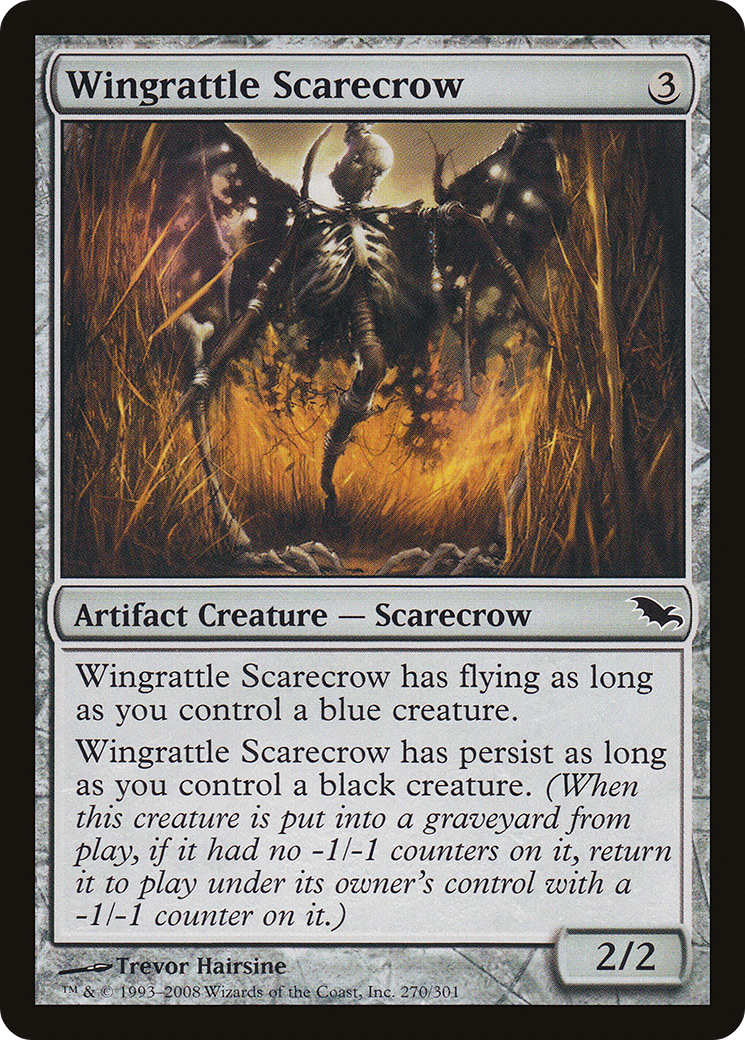 Wingrattle Scarecrow (SHM-270) - Shadowmoor Foil
