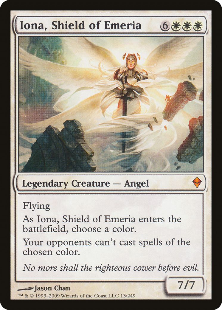 Iona, Shield of Emeria (ZEN-013) - Zendikar Foil
