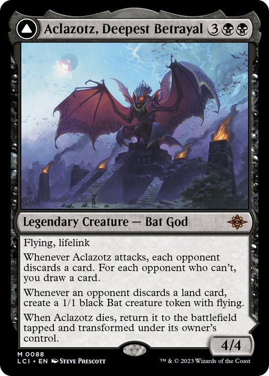 Aclazotz, Deepest Betrayal (LCI-088) - The Lost Caverns of Ixalan