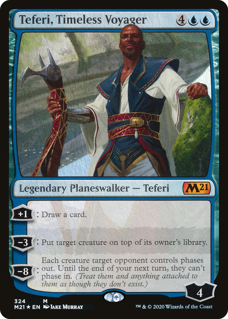 Teferi, Timeless Voyager (M21-324) - Core Set 2021 Foil