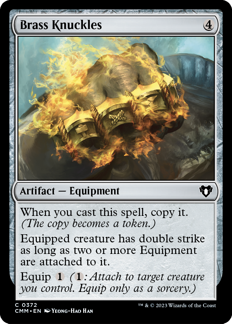 Brass Knuckles (CMM-372) - Commander Masters Foil