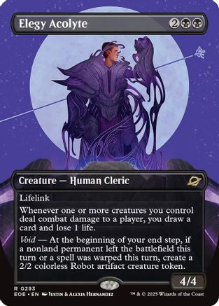 Elegy Acolyte (Borderless) (EOE-293) - Edge of Eternities Foil
