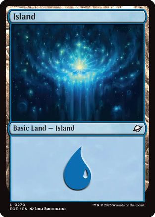 Island (0270) (EOE-270) - Edge of Eternities Foil