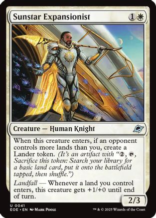 Sunstar Expansionist (EOE-041) - Edge of Eternities Foil