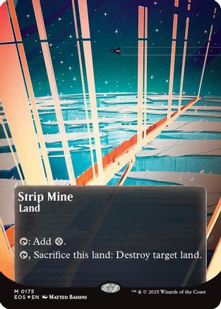 Stripe Mine (0175) (Borderless) (Galaxy Foil) (EOS-175) - Edge of Eternities: Stellar Sights Foil