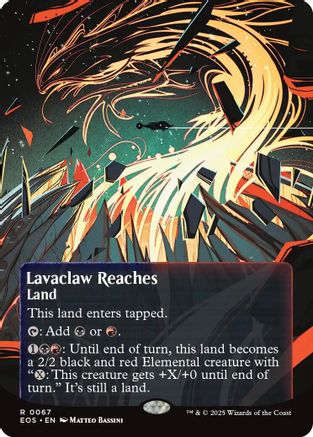 Lavaclaw Reaches (0067) (Borderless) (EOS-067) - Edge of Eternities: Stellar Sights