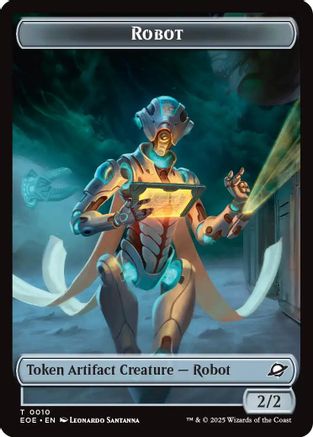 Robot // Lander (0005) Double-Sided Token (EOE-10 // 5) - Edge of Eternities Foil