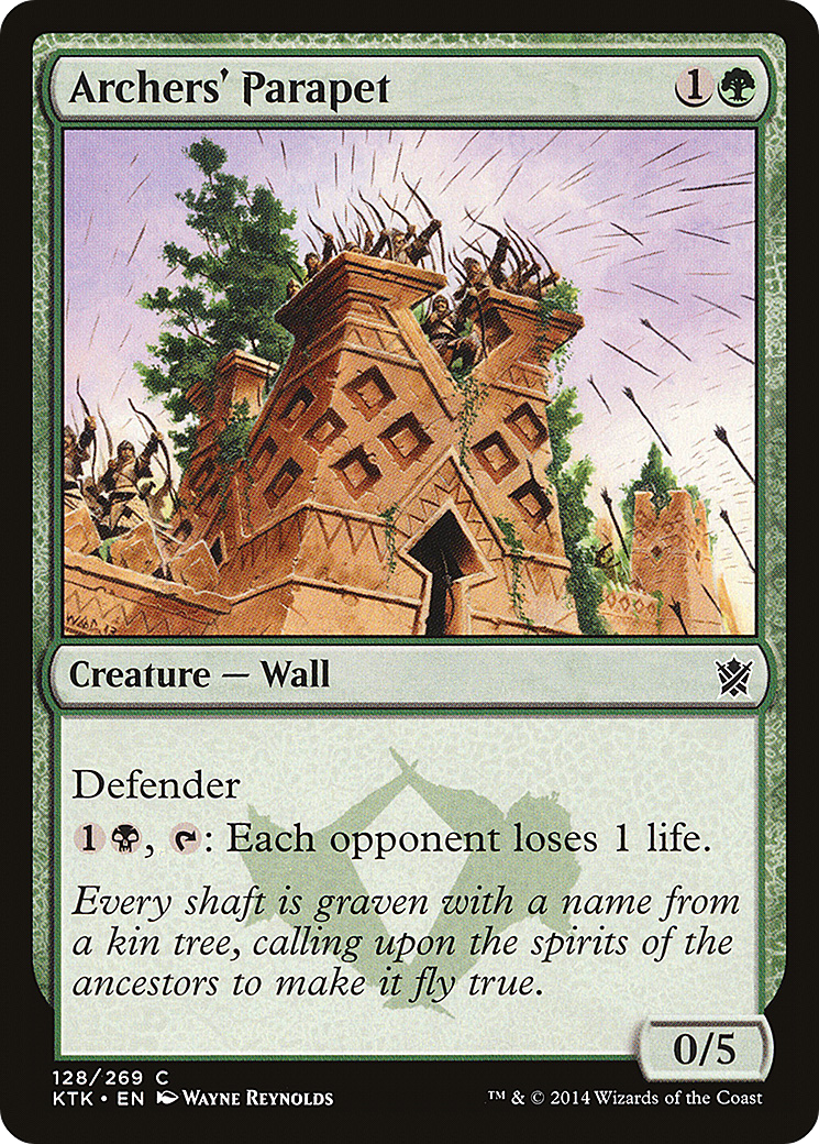 Archers' Parapet (KTK-128) - Khans of Tarkir