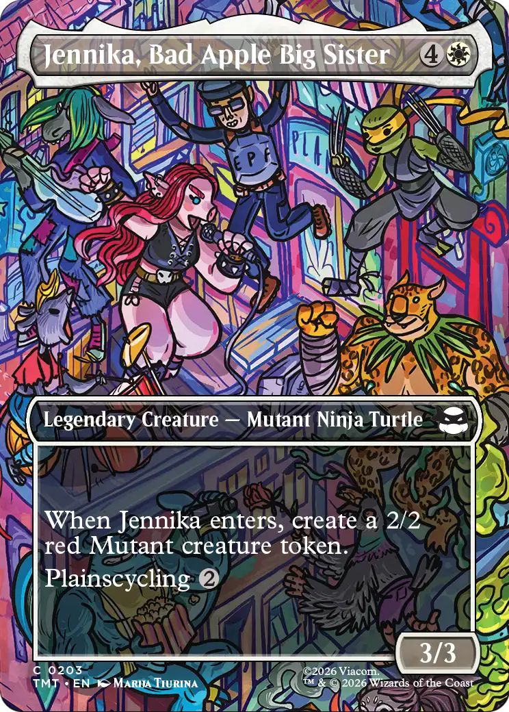 Jennika, Bad Apple Big Sister (Borderless) (TMT-203) - Teenage Mutant Ninja Turtles