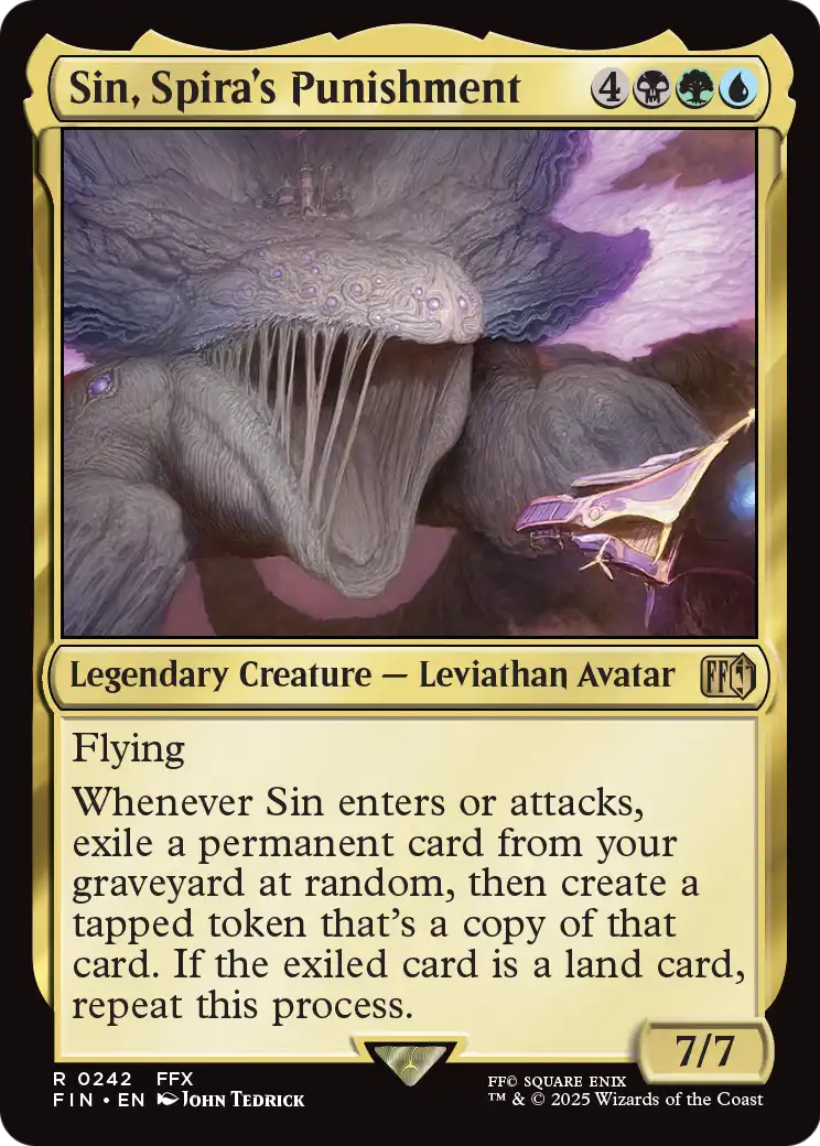 Sin, Spira's Punishment (FIN-242) - FINAL FANTASY Foil