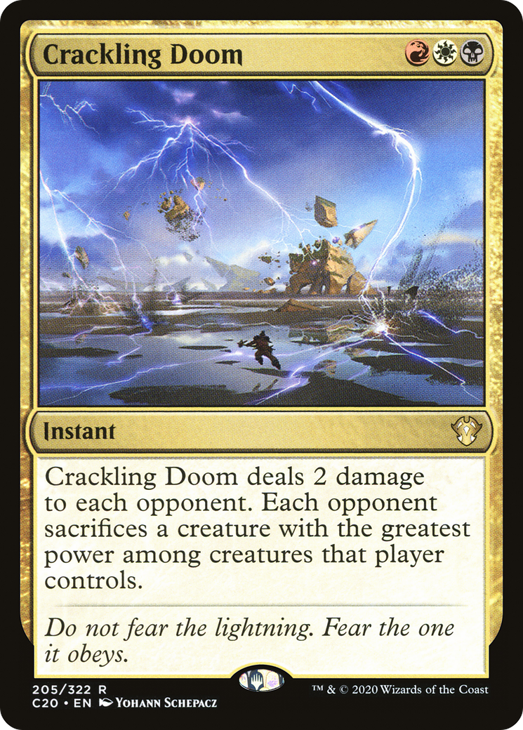Crackling Doom (C20-205) - Commander 2020