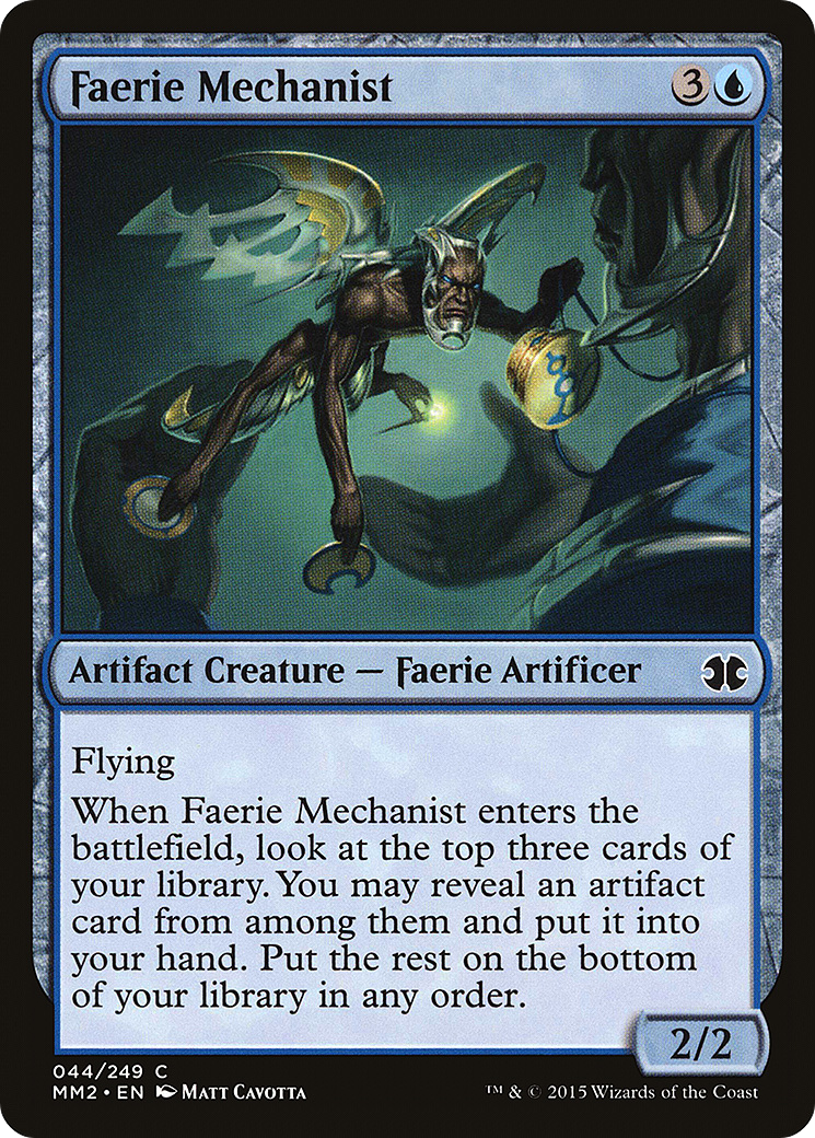 Faerie Mechanist (MM2-044) - Modern Masters 2015