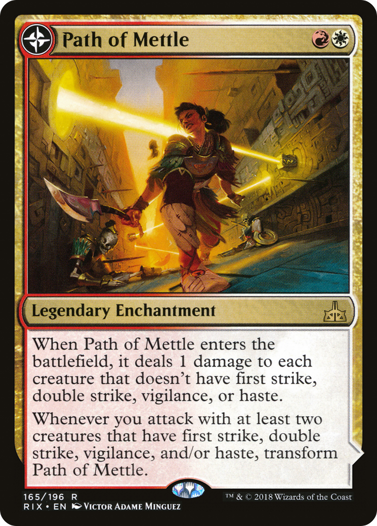 Path of Mettle (RIX-165) - Rivals of Ixalan: (compasslanddfc) Foil