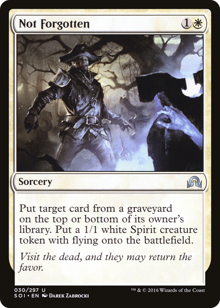 Not Forgotten (SOI-030) - Shadows over Innistrad Foil