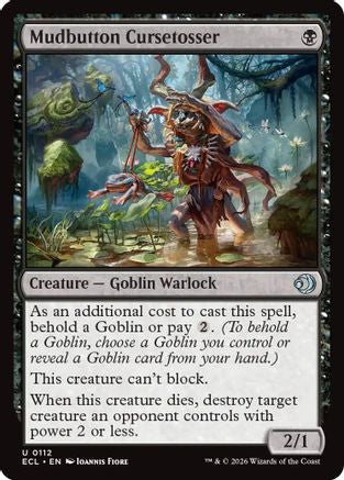Mudbutton Cursetosser (ECL-112) - Lorwyn Eclipsed