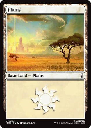 Plains (0287) (MSH-287) - Marvel Super Heroes Foil