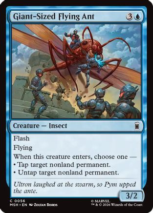 Giant-Sized Flying Ant (MSH-056) - Marvel Super Heroes Foil