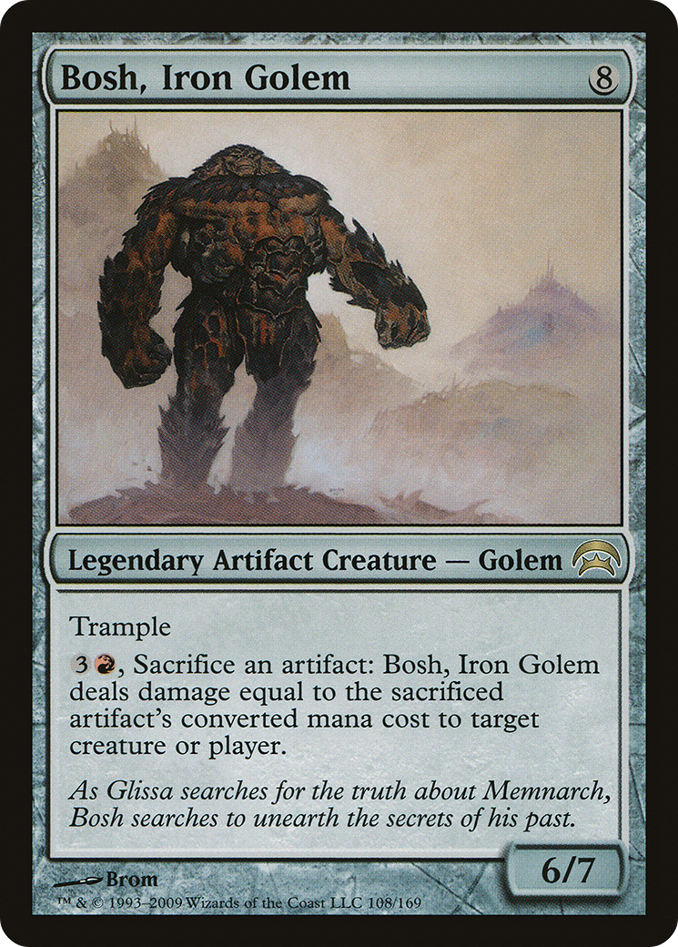 Bosh, Iron Golem (HOP-108) - Planechase