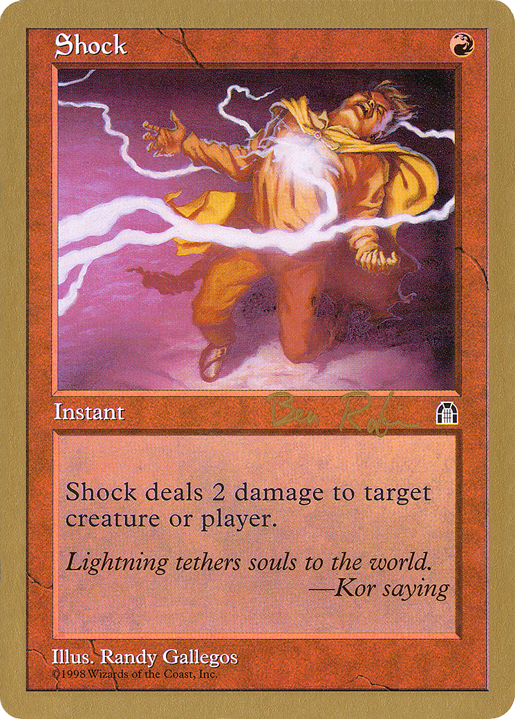 Shock - 1998 Ben Rubin (STH) (WCD-) - World Championship Decks 1998
