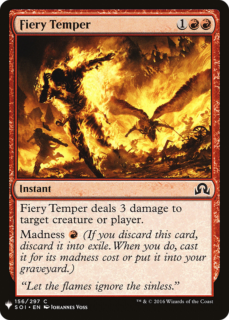 Fiery Temper (LIST-156) - The List