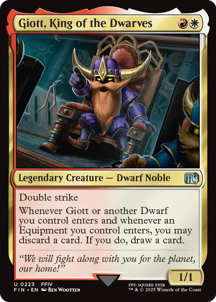 Giott, King of the Dwarves (FIN-223) - FINAL FANTASY