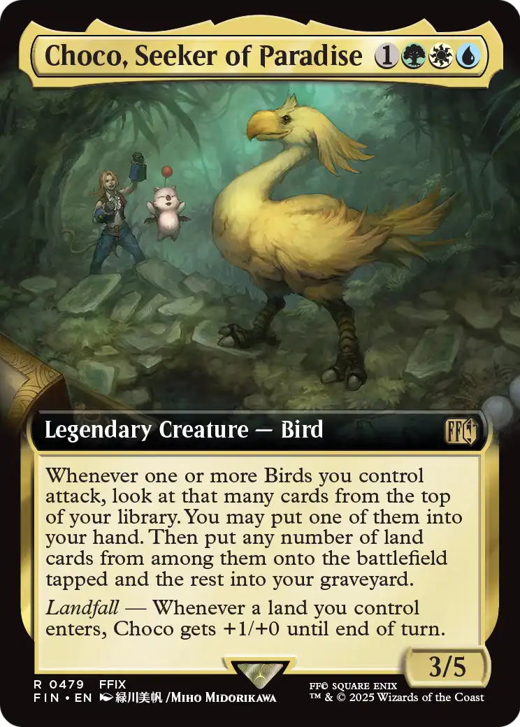 Choco, Seeker of Paradise (Extended Art) (FIN-479) - FINAL FANTASY: (Extended Art)