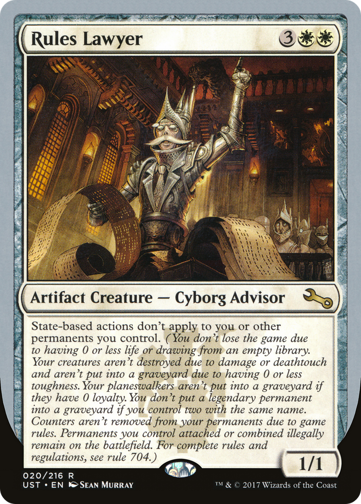 Rules Lawyer (UST-020) - Unstable