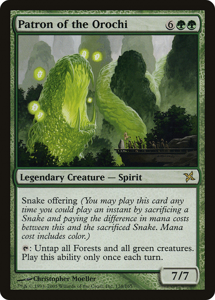 Patron of the Orochi (BOK-138) - Betrayers of Kamigawa Foil