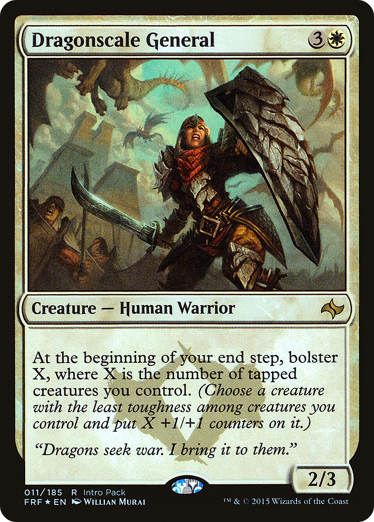 Dragonscale General (UMP-011) - Fate Reforged Promos Foil