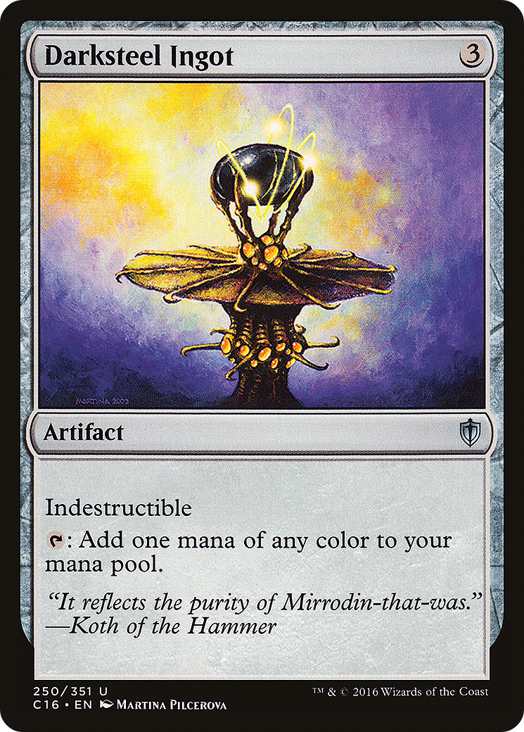 Darksteel Ingot (C16-250) - Commander 2016
