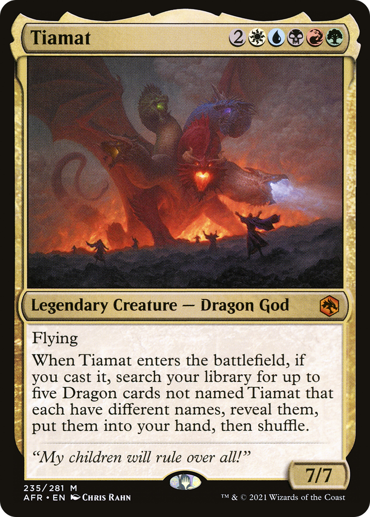 Tiamat (AFR-235) - Adventures in the Forgotten Realms Foil