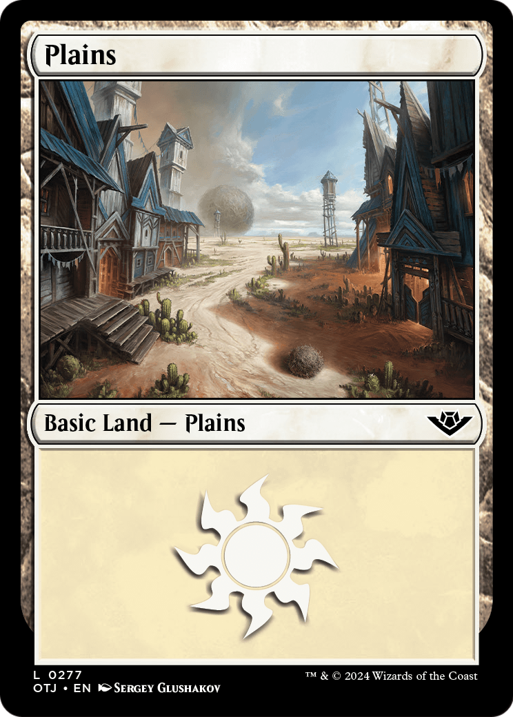Plains (0277) (OTJ-277) - Outlaws of Thunder Junction Foil