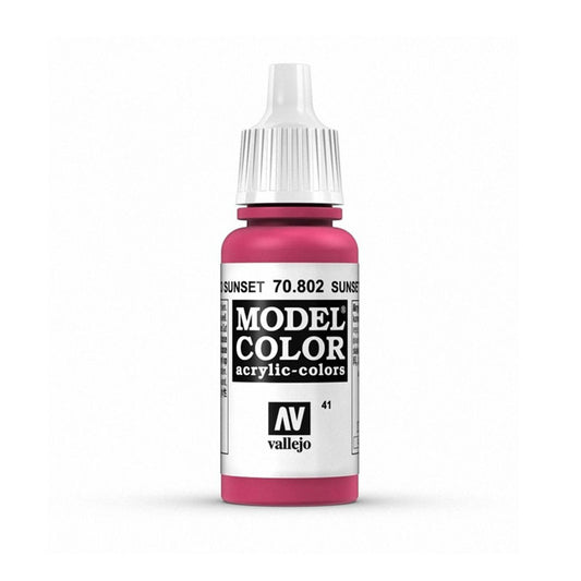 Vallejo Model Color: Sunset Red 70.802 (17ml)