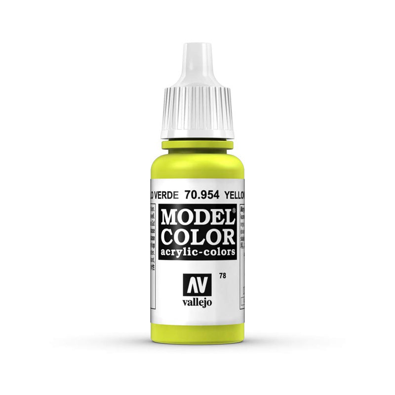 Vallejo Model Color: Yellow Green 70.954 (17ml)