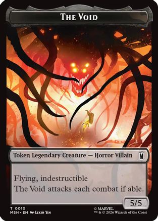 The Void // Squirrel Double-Sided Token (MSH-10 // 14) - Marvel Super Heroes