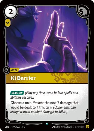 Ki Barrier (126/166) - Vendetta Foil