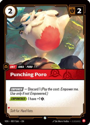 Punching Poro (007/166) - Vendetta Foil