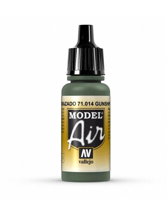 Vallejo Model Air: Gunship Green 71.014 (17ml)