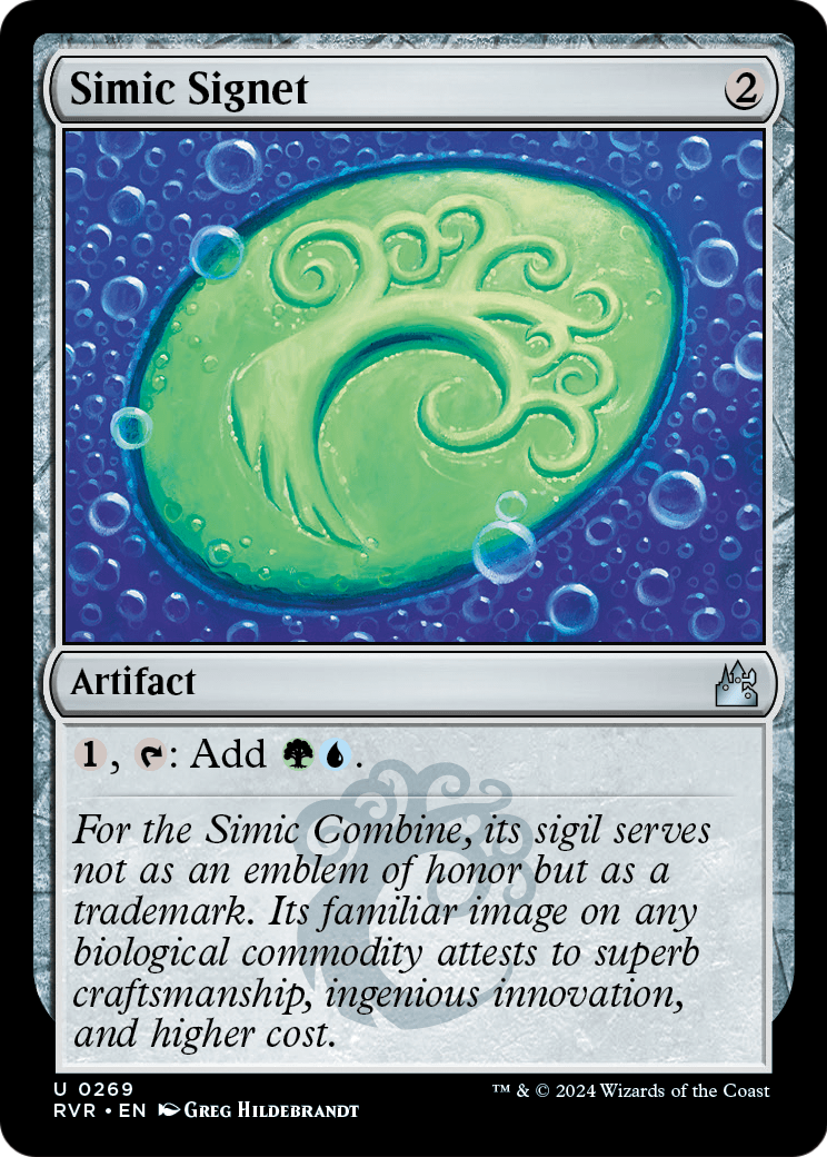 Simic Signet (RVR-269) - Ravnica Remastered
