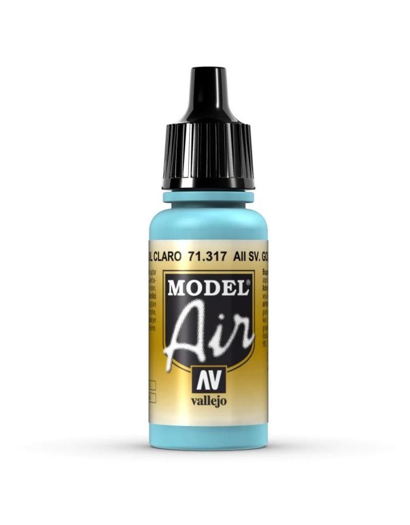 Vallejo Model Air: Gol Light Blue 71.317 (17ml)