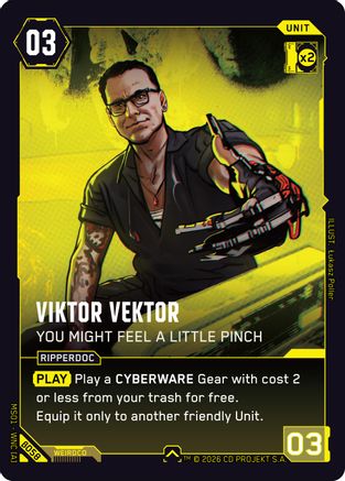 Viktor Vektor - You Might Feel a Little Pinch (B058) - Welcome to Night City  Beta