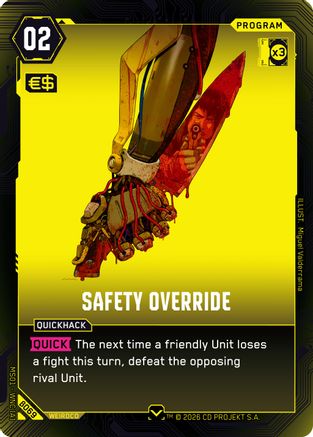 Safety Override (B069) - Welcome to Night City  Beta