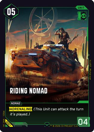 Riding Nomad (B087) - Welcome to Night City  Beta