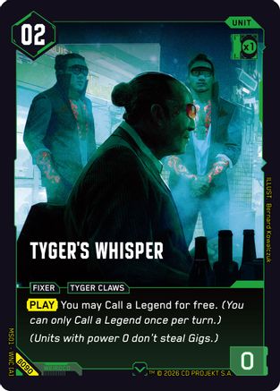 Tyger's Whisper (B090) - Welcome to Night City  Beta