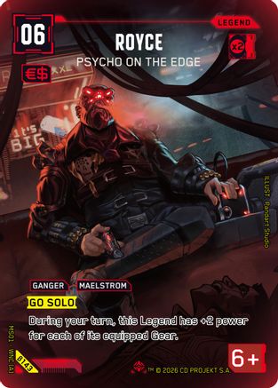 Royce - Psycho on the Edge (ILegend) (B143) - Welcome to Night City  Beta Foil