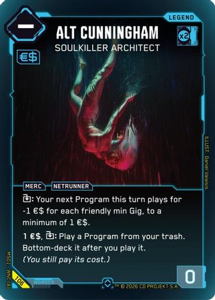 Alt Cunningham - Soulkiller Architect (Rare) (106) - Welcome to Night City  Retail Foil